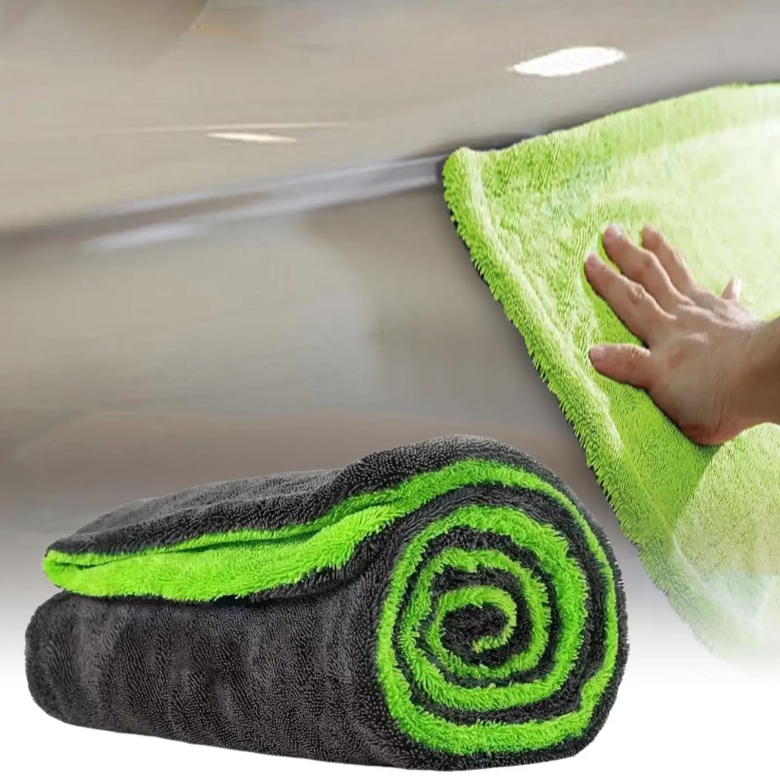Auto-Waschtücher zum Trocknen und Detaillieren, Kratzfreie, Superabsorbierende Reinigungstücher für LKW, SUV, Limousine, Wohnmobil, Auto und Zuhause