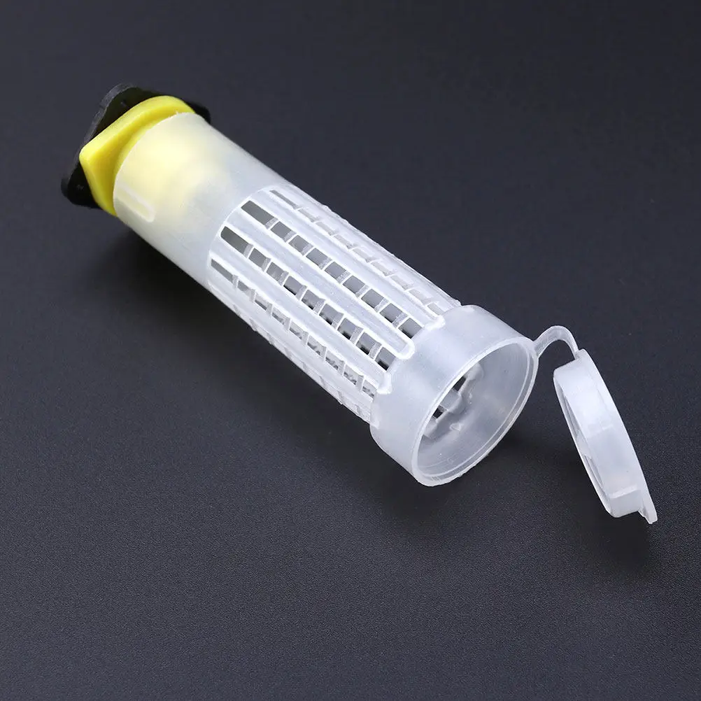 20Pcs Roller Cage Premium Plastic Bee Queen Rearing Cage for Safe Transport Breeding Inspection Honey Production