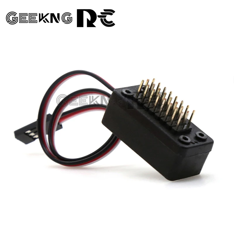 

1 Pcs Remote Control Switch Board CH3 Light Control Module one eight port hub third channel R8 for the Model RC Car Light Lamp