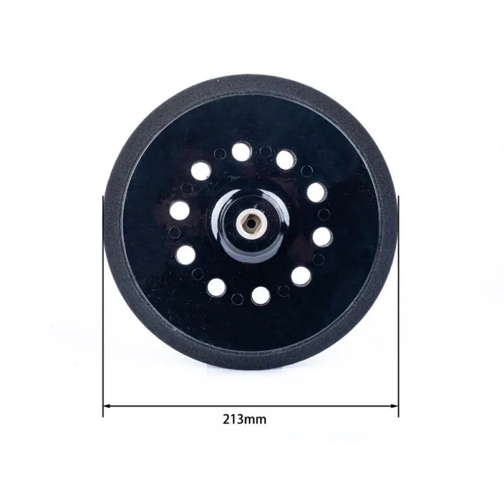 For Paji 9 Inch Drywall Grinder Pad 10 Hole Adhesive Polishing Base Plate Dust Extraction Disc Electric Power Tool Accessory