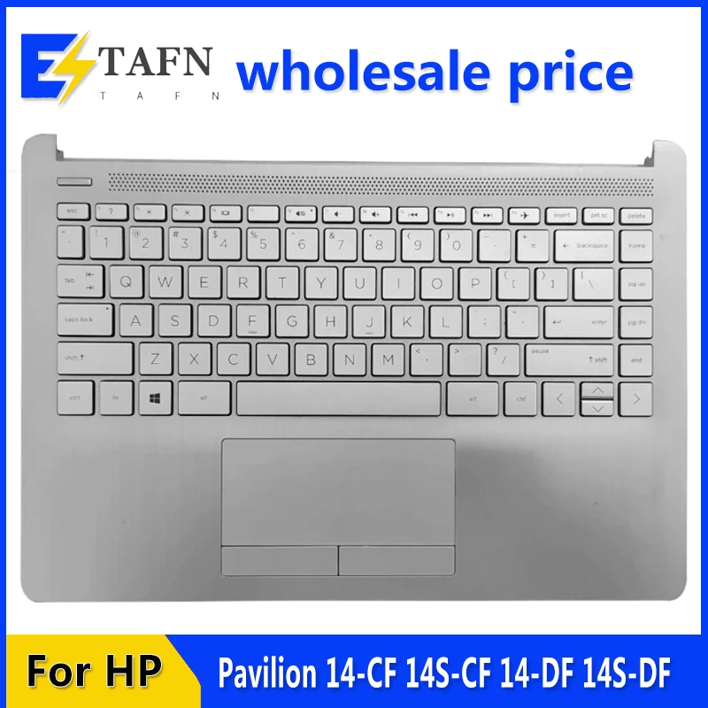 

New For HP Pavilion 14-CF 14S-CF 14-DF 14S-DF 14-DK 14S-CR 240 245 G8 TPN-I130 Laptop Palmrest Case Keyboard US Upper Cover