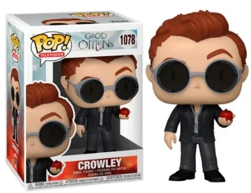Trendy Toy 2025 Funko Pop Good Omens Azirphale 1077# & Crowley