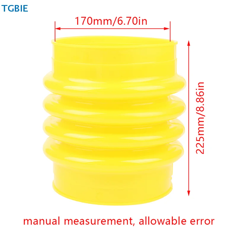 [TL][TL]Yellow Polyurethane Jumping Jack Bellows Boot 22*18cm For Wacker Rammer Compactor Tamper For Power Tools Accessories
