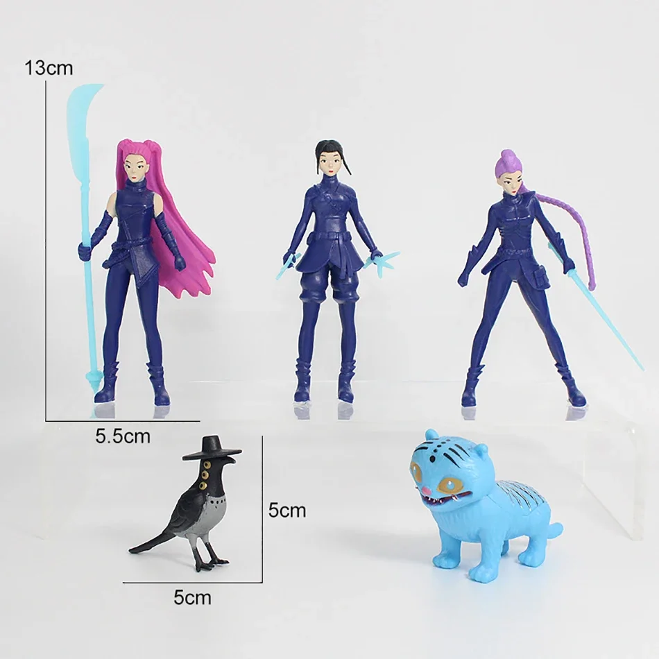 2025 Kpop Demon Hunters Anime Figuur Speelgoed Leuke PVC Action Figure Model Poppen Kinderen Gift