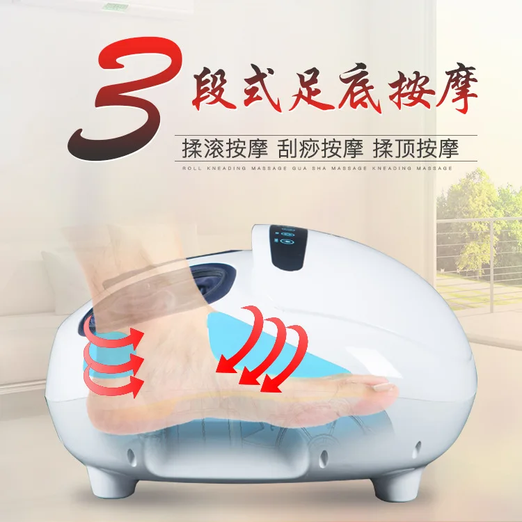 Machine multifonctionnelle de massage des pieds entièrement automatique pétrissage masseur de pieds à domicile masseur de pieds à semelle électrique cadeau