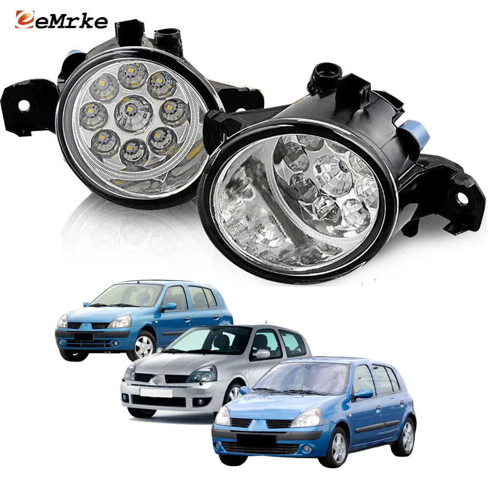

Upgrade Led Fog Lights for Renault Clio II 3D 5D Clio RS, Clio Sport 2001-2006 Car PTF Lamp DRL Headlights Daytime Running Light