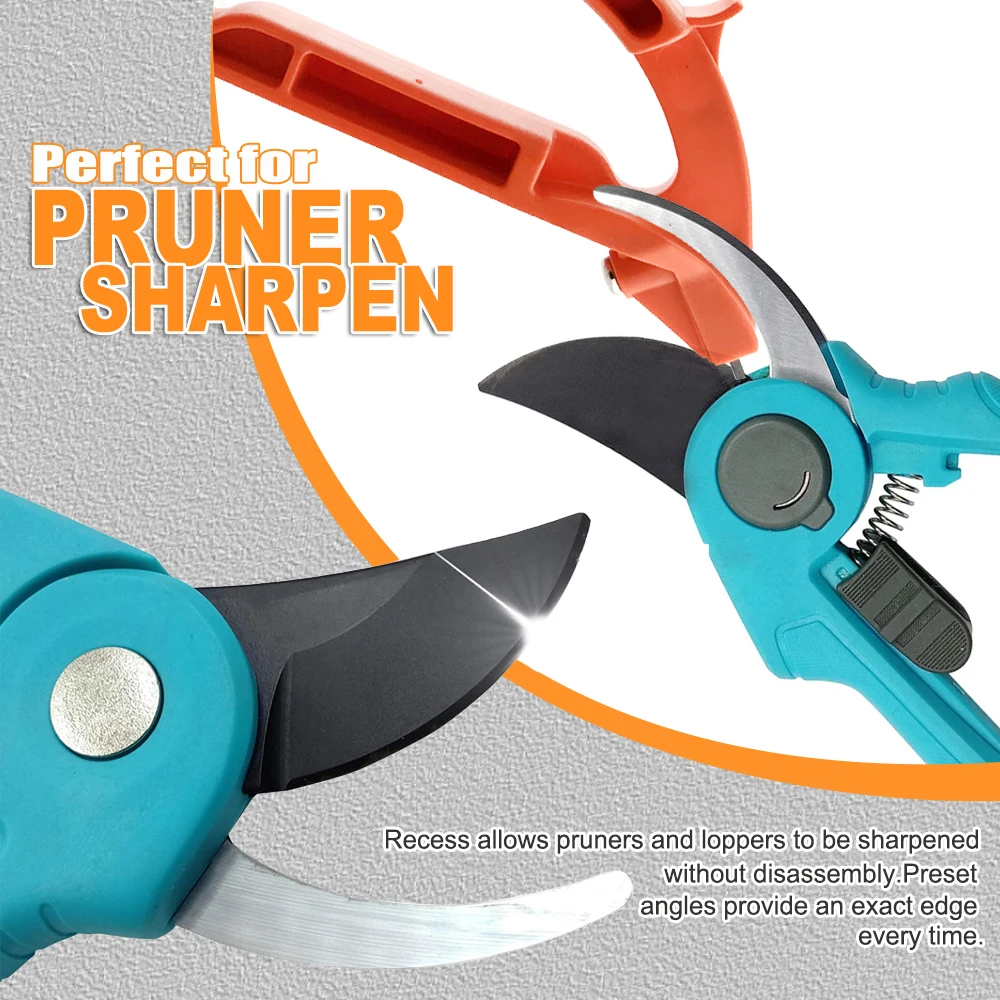 2026 Portable Handheld Sharpener for Kitchen Knives - Compact Electric Sharpener with 3 Stage Sharpening System - Easy to Use