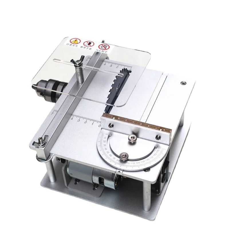 

YY Mini Table Saw Multi-Functional Manual Miniature Electric Saw Precision Woodworking Small Electric Saw