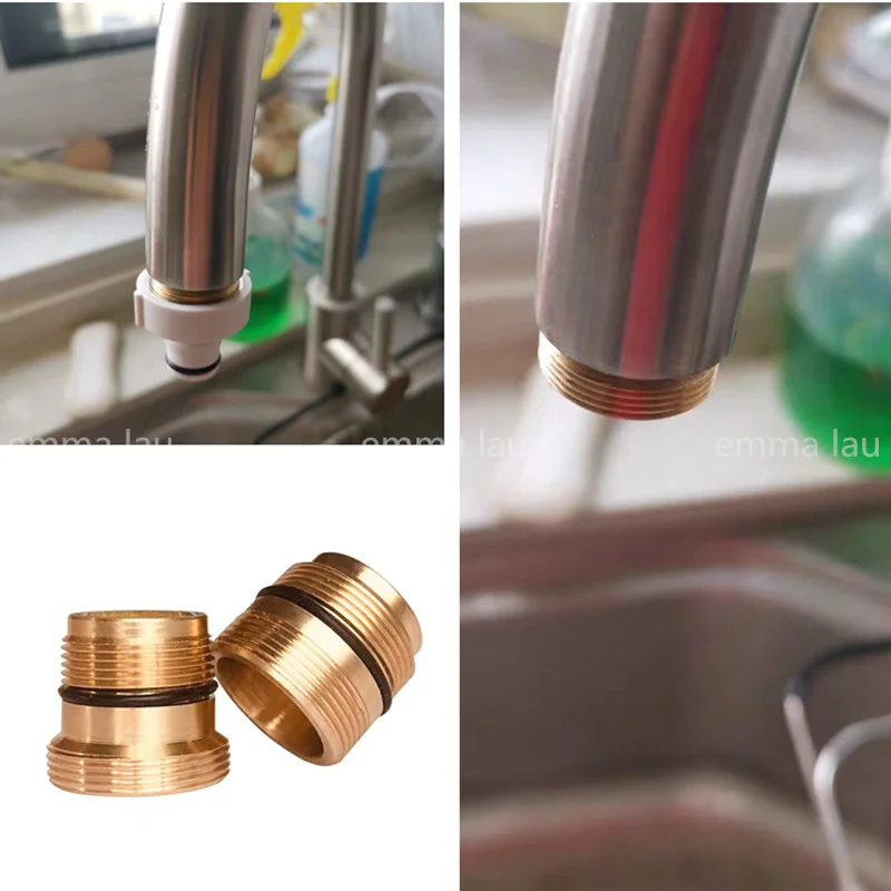 22mm 24mm G1/2 G3/4 Zu M22 Anschlüsse Gebaut-in Belüfter Sprudler Wasserfilter adapter Wasserhahn Verlängern Spezielle Gewinde Adapter