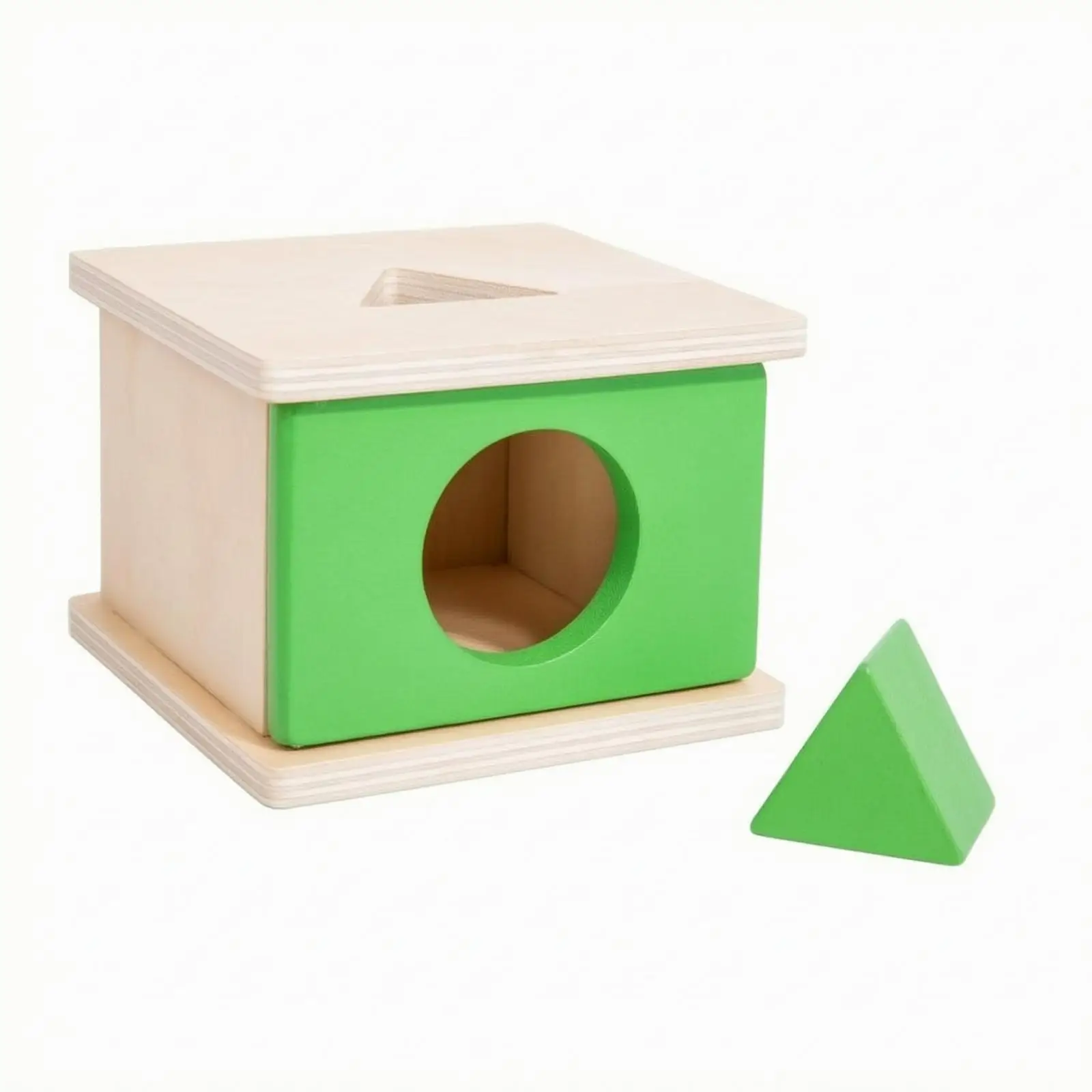 Kids Wooden Shape Block Sorter Educational Toy for Toddler Learning Colors and Shapes Activity