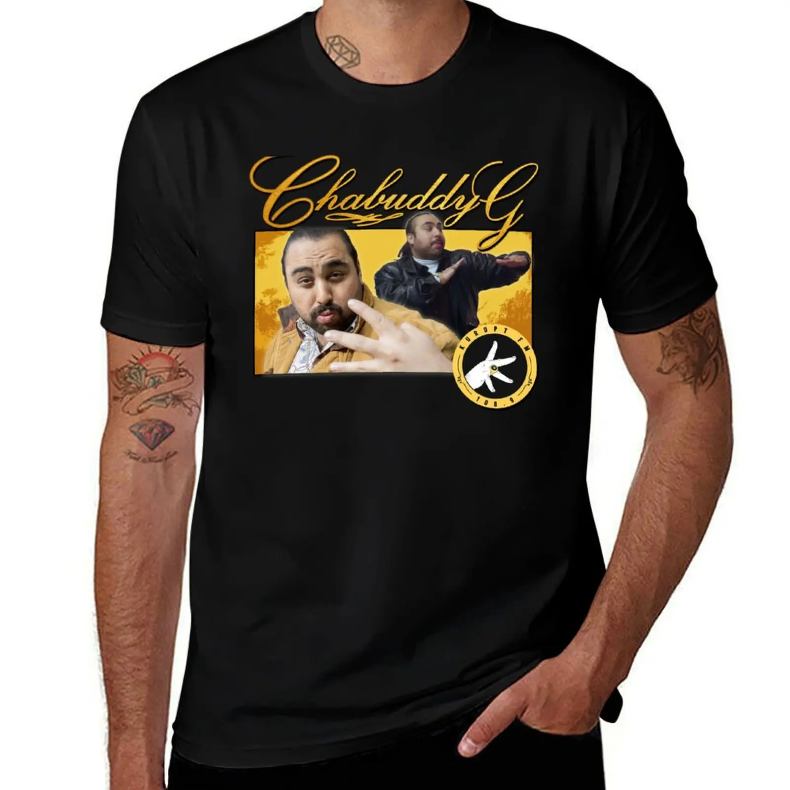 

Chabuddy G Kurupt FM T-Shirt affliction shirts quick-drying animal prinfor boys men workout shirt