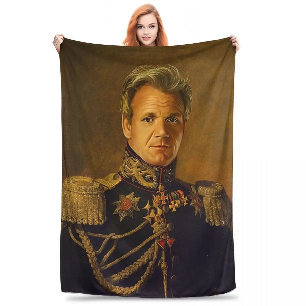 

Gordon Ramsay - Replaceface Blankets Fleece Lightweight Sofa Throw Blankets For Couch Bedding Office Throws Bedspread Quilt