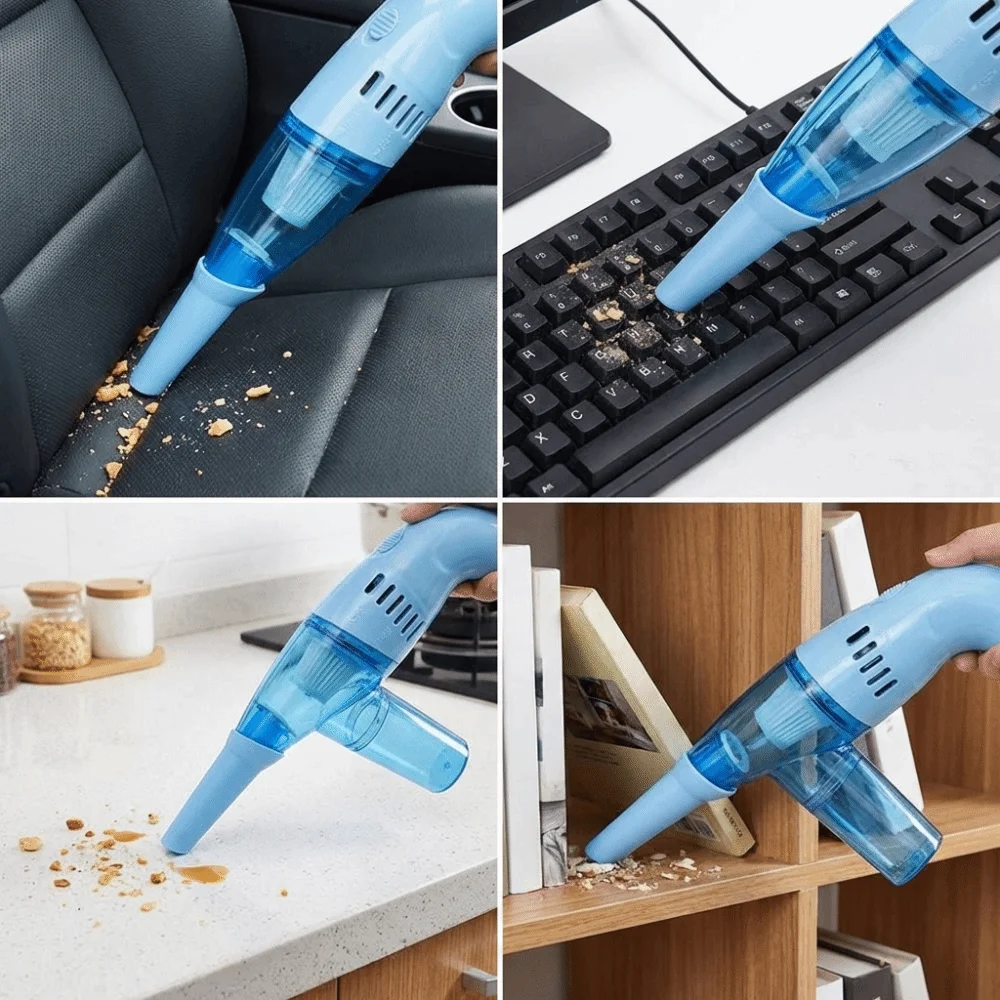 

Compact Design Mini Handheld Vacuum Cleaner Lightweight Strong Suction Power Wireless Vacuum Cleaner Rechargeable Battery