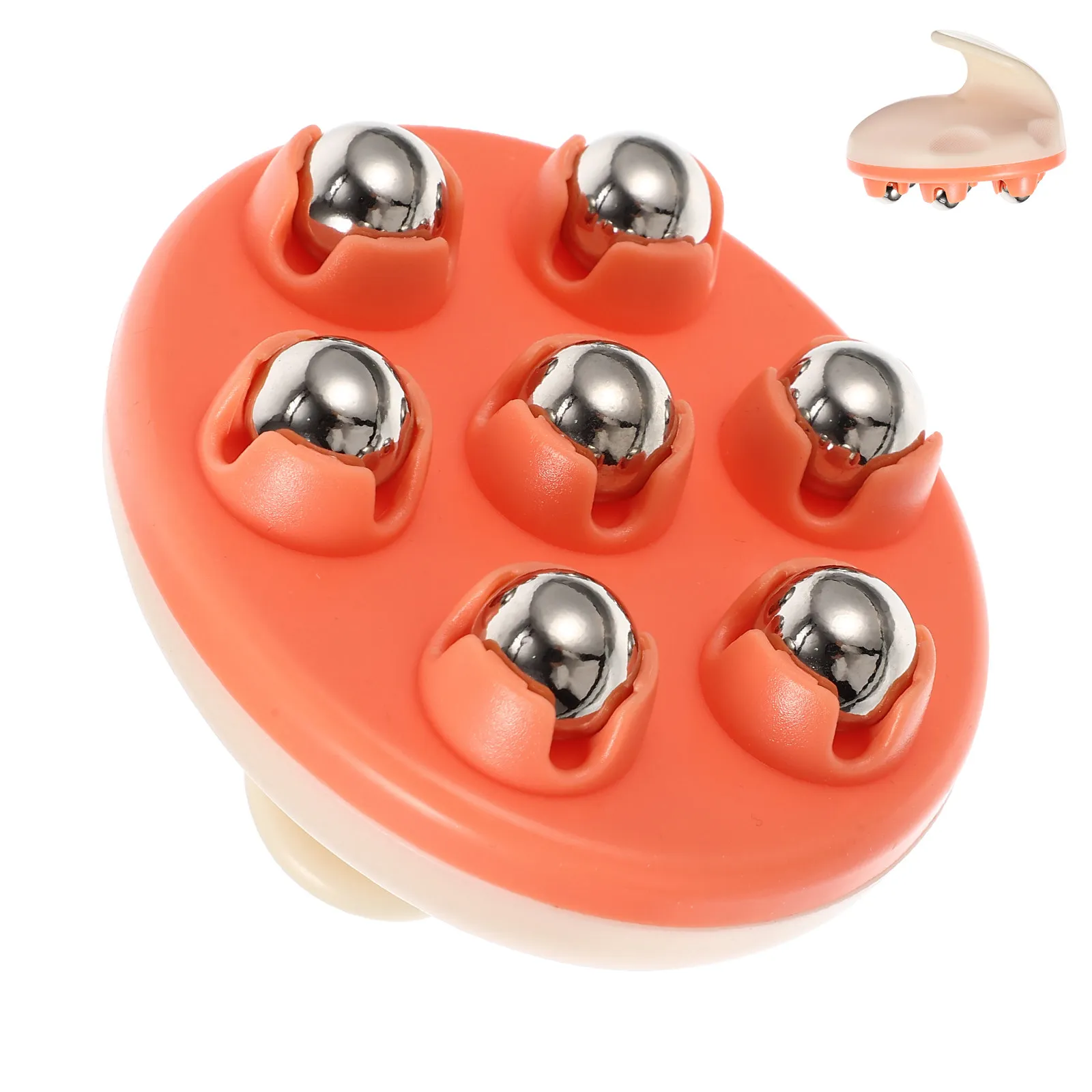 

Massage Roller Body Acupoint Tool Compact Lightweight Steel Ball Rolling Massager Neck Back Foot Hand Muscle Pain Relief