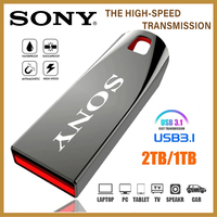 SONY Flash Drives 2TB Usb 3.0 Mini High Speed Metal Pendrive 1TB 512GB Stick Portable Drive Waterproof Memoria Storage U Disk