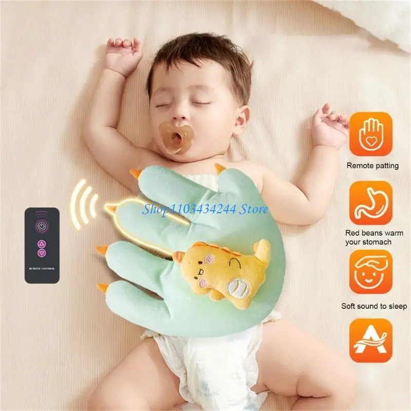 3 Gear Adjustable Soothing Palms Crib Anti Startle Hand Toy Remote Control