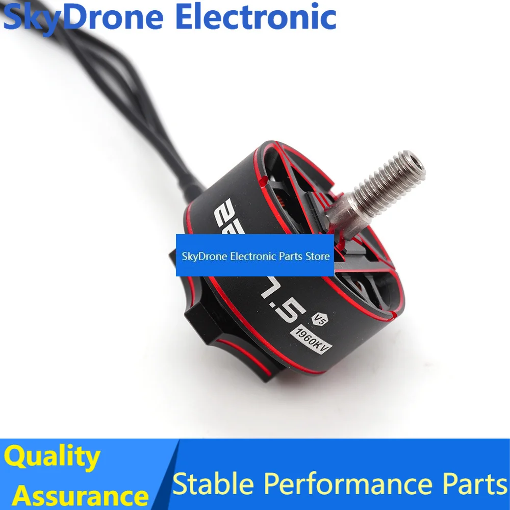 SkyDElYSIDO 1 4Pcs 2207.5 1960KV 6S Brushless Motor 5mm Shaft For 5 FPV Freestyle Cinewhoop Traversing  Parts