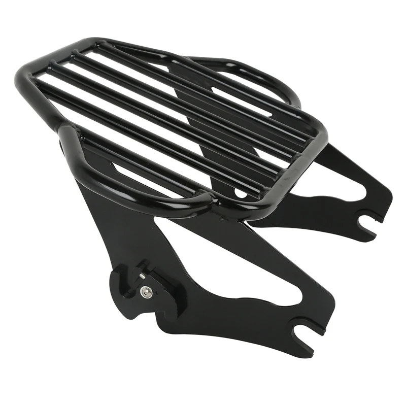 Motorcycle Detachable Two Up Pack Mounting Luggage Rack For Harley Touring Street Glide Road Glide 2009-2024