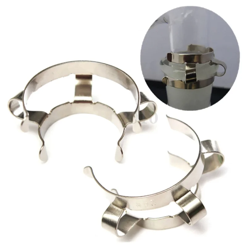 B97A-8Pcs 24 Stainless Steel Clip Keck Clamp For 24/29 24/40 Glass Ground Joint