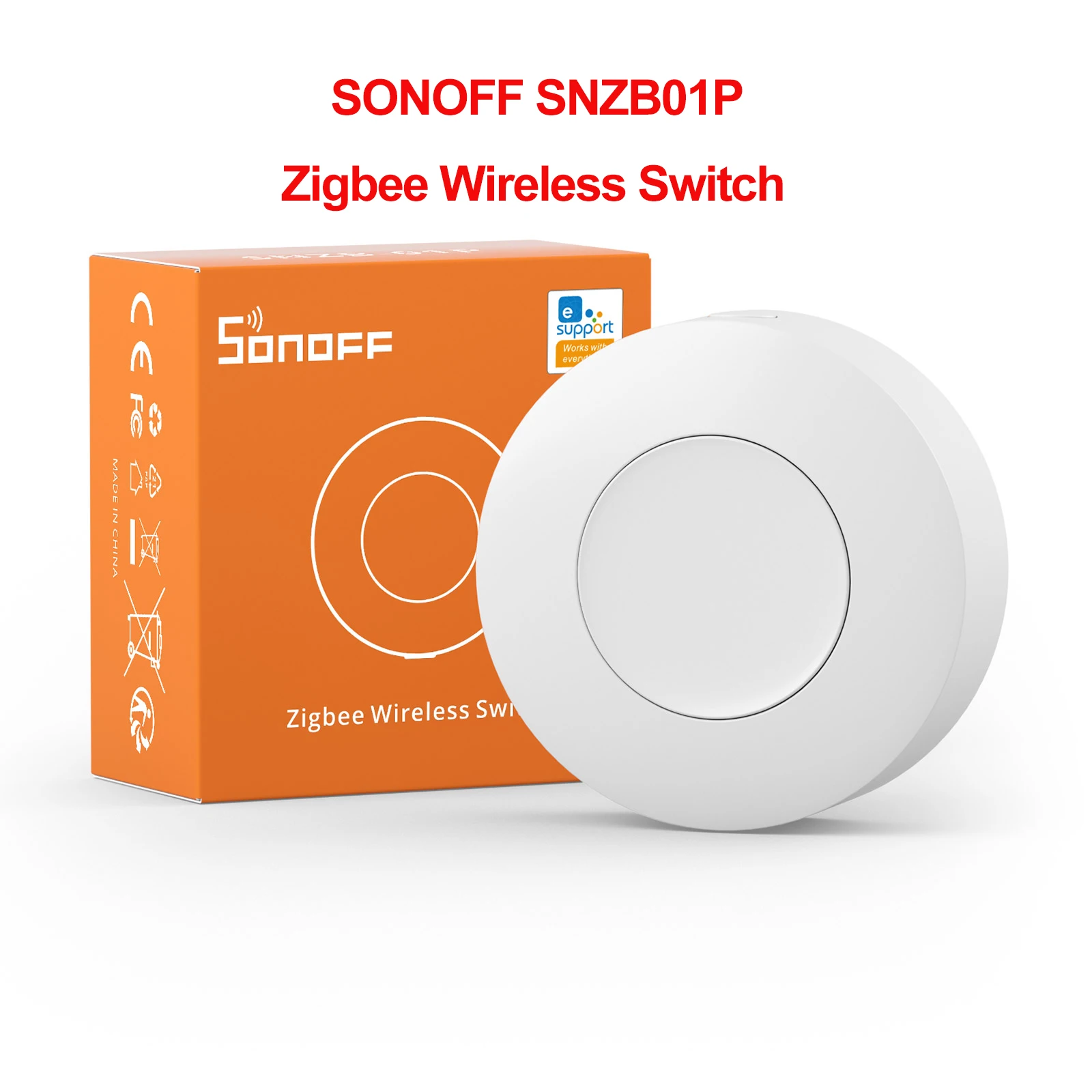 Sonoff Zigbee Bridge-P Gateway Hub SNZB01P/02P/03P/4P Zigbee Wireless Switch Temperature and Humidity Motion Door Window Sensor