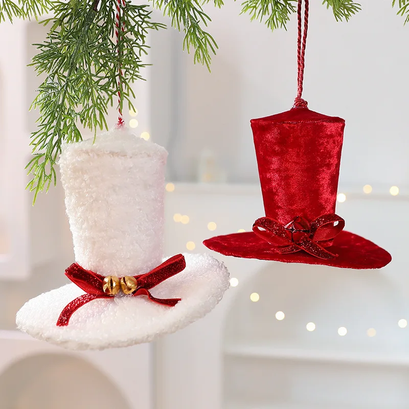 

1 Pcs Christmas Hat Snare Drum Christmas Tree Hanging Decoration Hanging diy Christmas Decoration Window Hanging