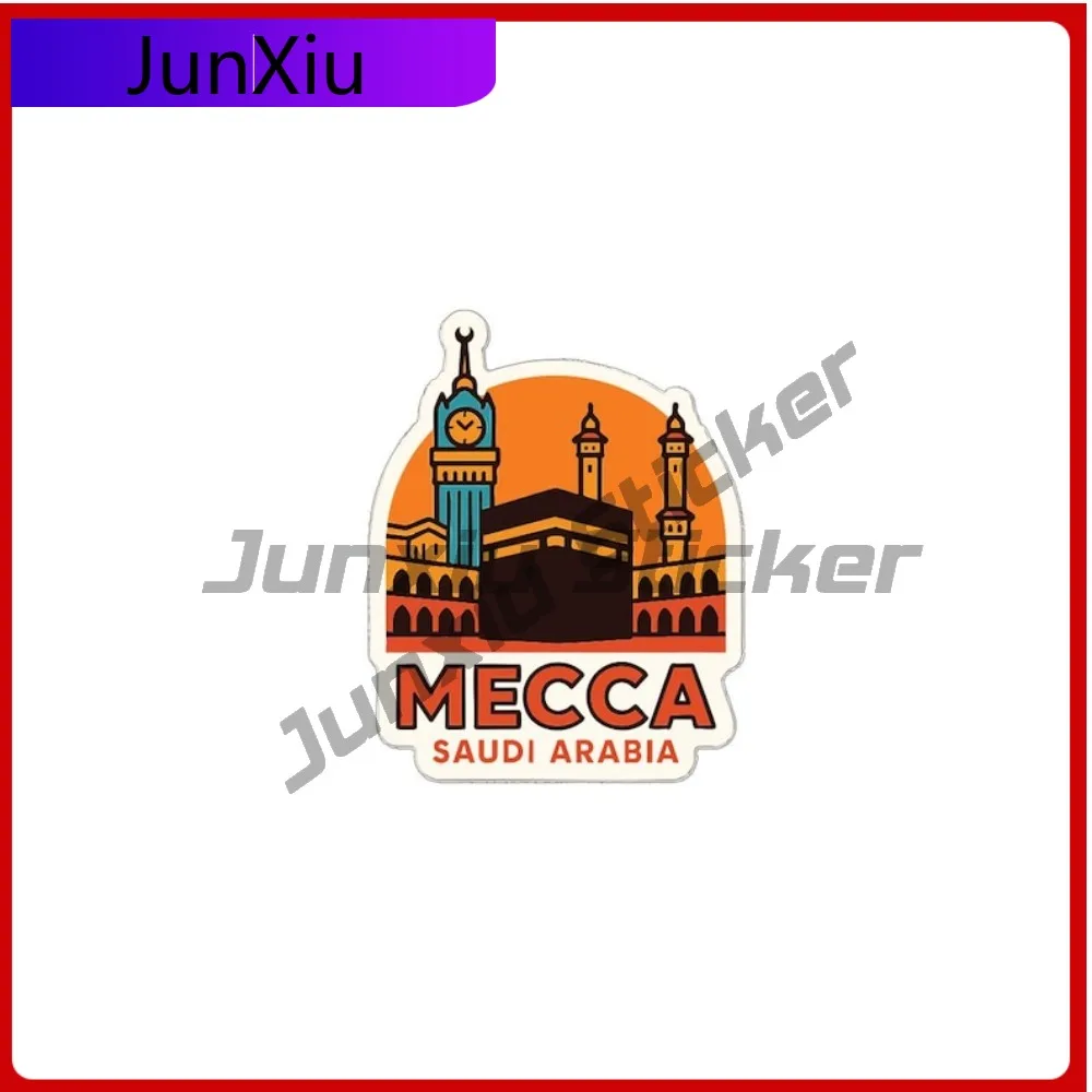 

Mecca Makkah City Saudi Arabia Sticker Vinyl Decal Decoration Laptop Speedboat Rear Windshield Suv Car Decals For Camper Van Pvc