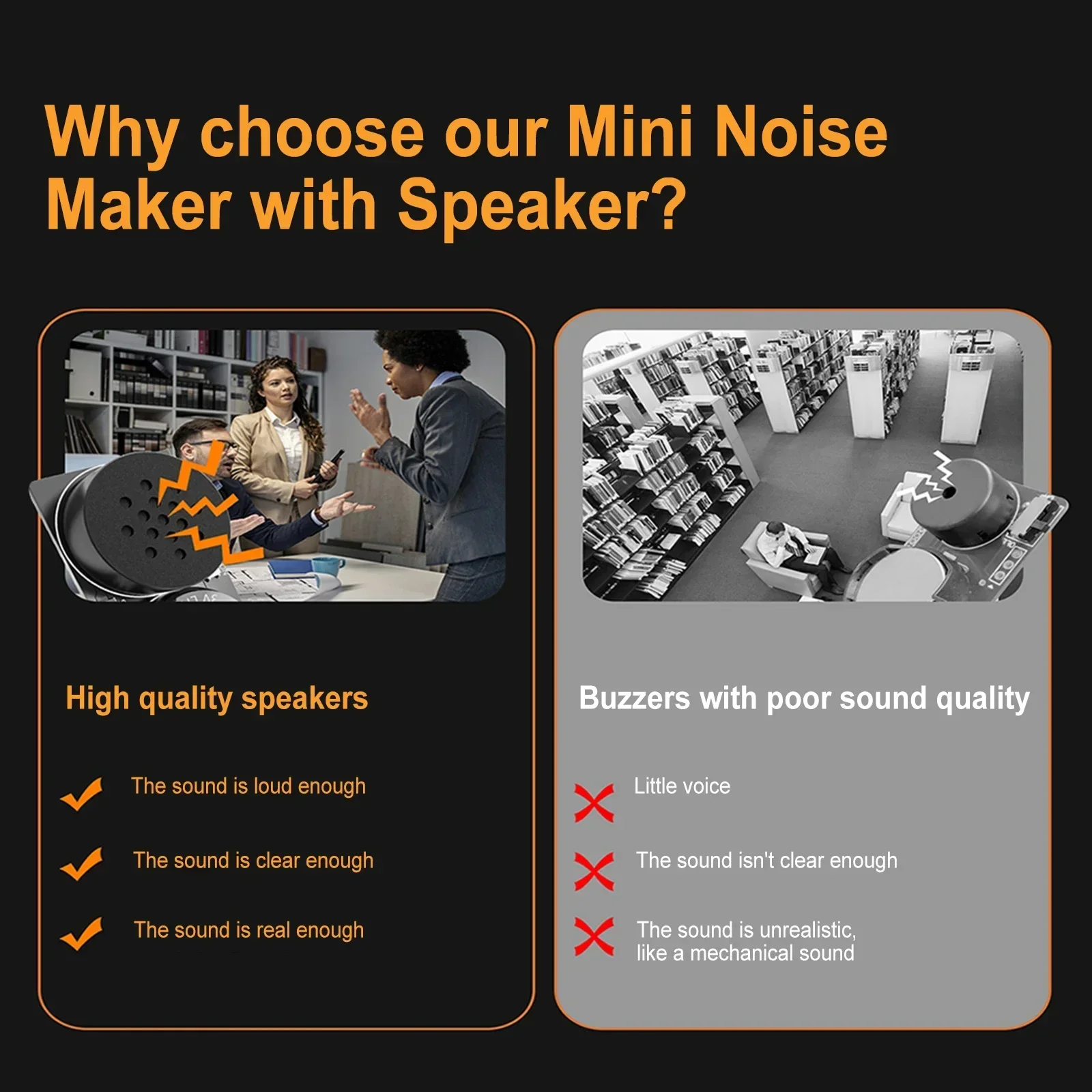 2/4 Pack Hidden Prank Noise Maker Cricket Noise Maker Prank 7 Sounds Intervals Noise for Halloween Active Party Atmosphere - view 6