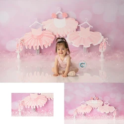 Ballet Concert Backdrops Girl Kids Birthday Cake Smash Photography Props Child Adult Photocall Decors Dancing Dresses Background