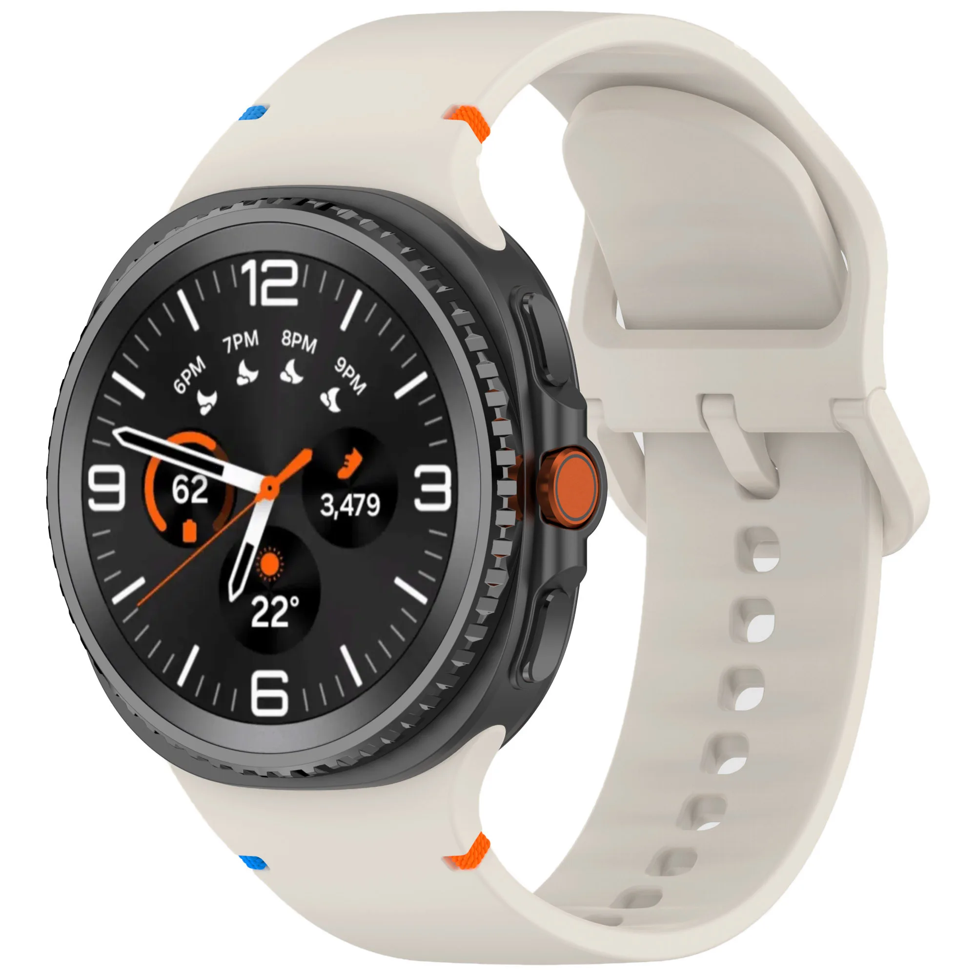 Official Silicone Watchbanbd For Samsung Galaxy Watch 8 40mm 44mm 1:1 Soprts Bracelet Wristband Galaxy Watch 8 Classic 46mm Belt image 6