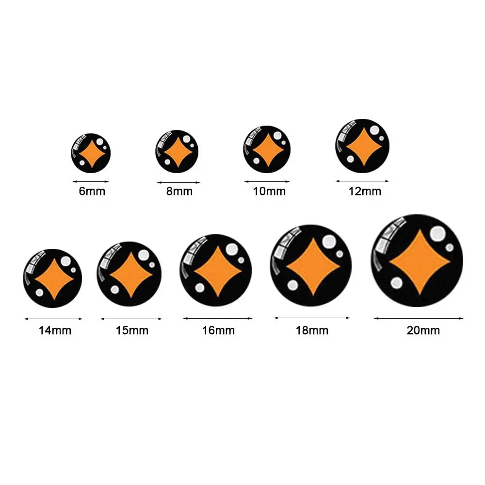 20 قطعة/10 أزواج جديد 6 مللي متر-20 مللي متر عيون الحرف عيون كريستال البلاستيك بريق كريستال عيون الدب الحيوان اكسسوارات DIY بها بنفسك اكسسوارات