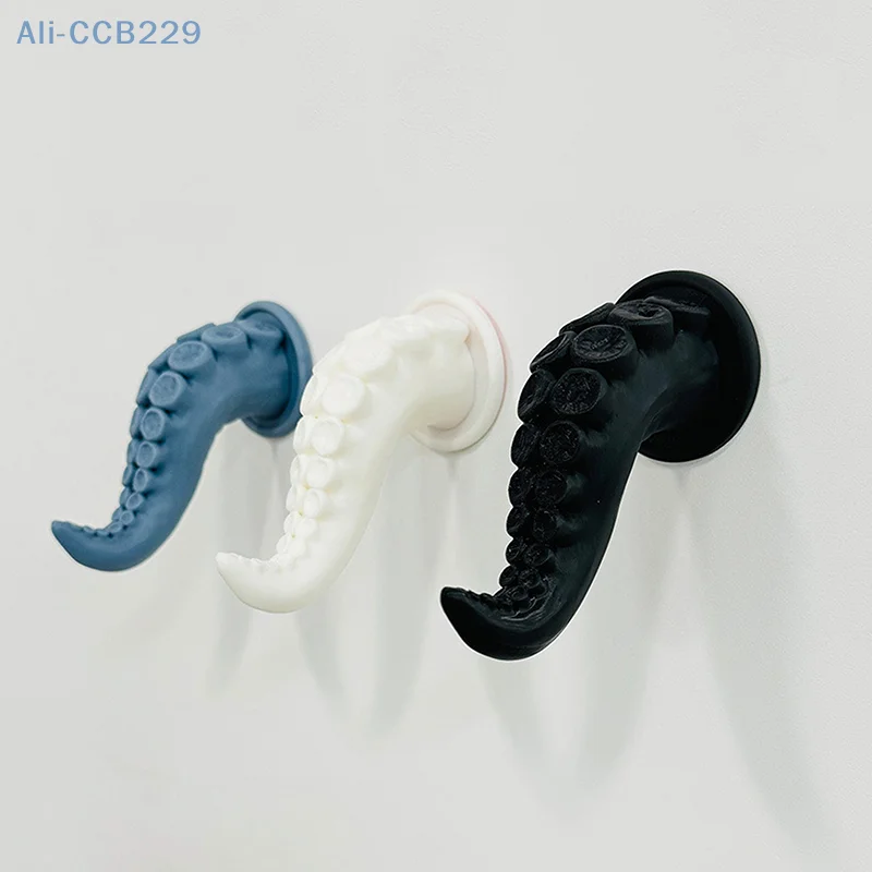 Multi-functional Octopus Tentacle-shaped Hook Wall-mounted Creative Hanger Hook For Hanging Clothes Towel