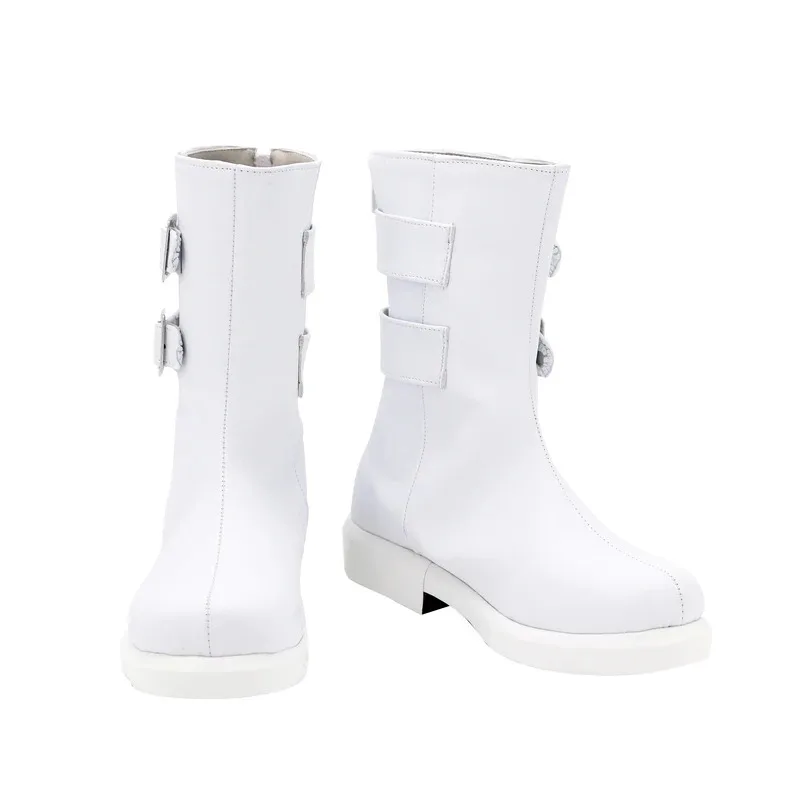 Zapatos de Cosplay de Los Vengadores de Tokio Ken Ryuguji, botas blancas de PU de tacón alto, accesorios de Cosplay para Halloween