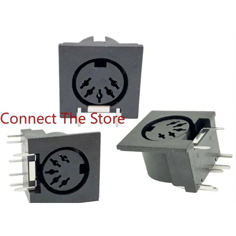 

10PCS S-terminal Socket Big DIN5P Computer 5-core Female Connection Terminal