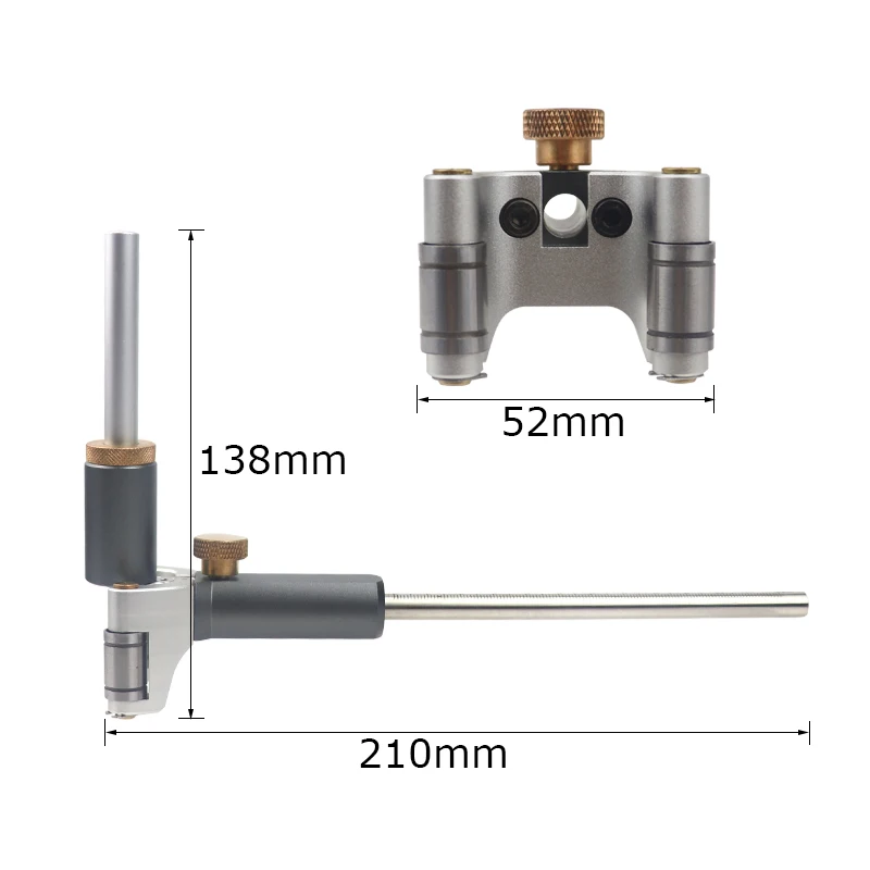 Home Aluminum Alloy With Scale Woodworking Tool DIY Parallel Line Adjustable Wheel Marking Gauge Carpenter Arc Scriber