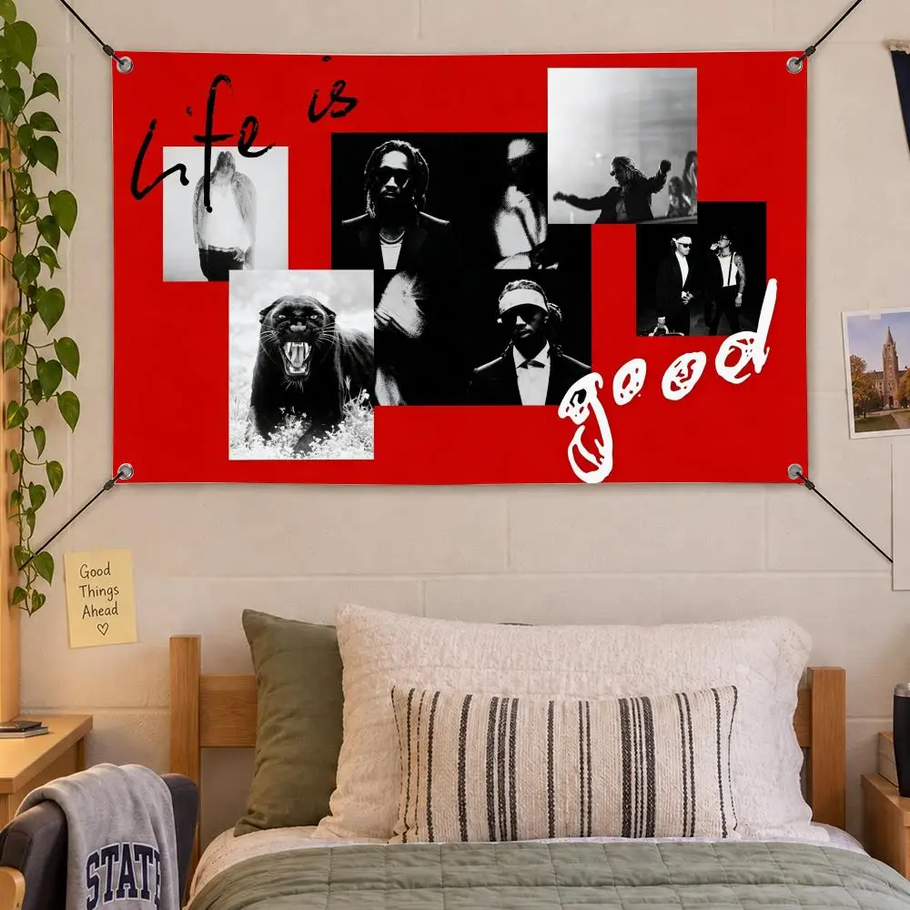 Music Rap Artist Future Flags Decorative Flag Banner Indoor Bedroom Dorm Gaming Room Wall Party Club Decor Fan Gift