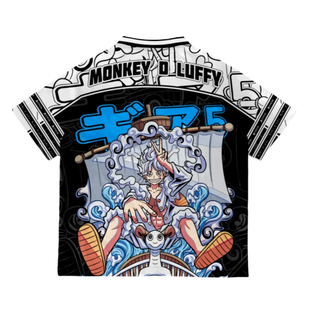 

Футболка Bandai Monkey D. Luffy 5th Grear Jersey One Piece Anime для взрослых и детей, спортивная, с V-образным вырезом, летняя, быстросохнущая, мягкая, легкая