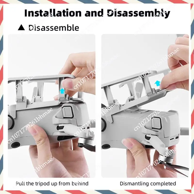 -A21Z para DJI MINI 4 PRO soporte de refuerzo trineo multifuncional tren de aterrizaje marco de protección de aterrizaje accesorios de elevación