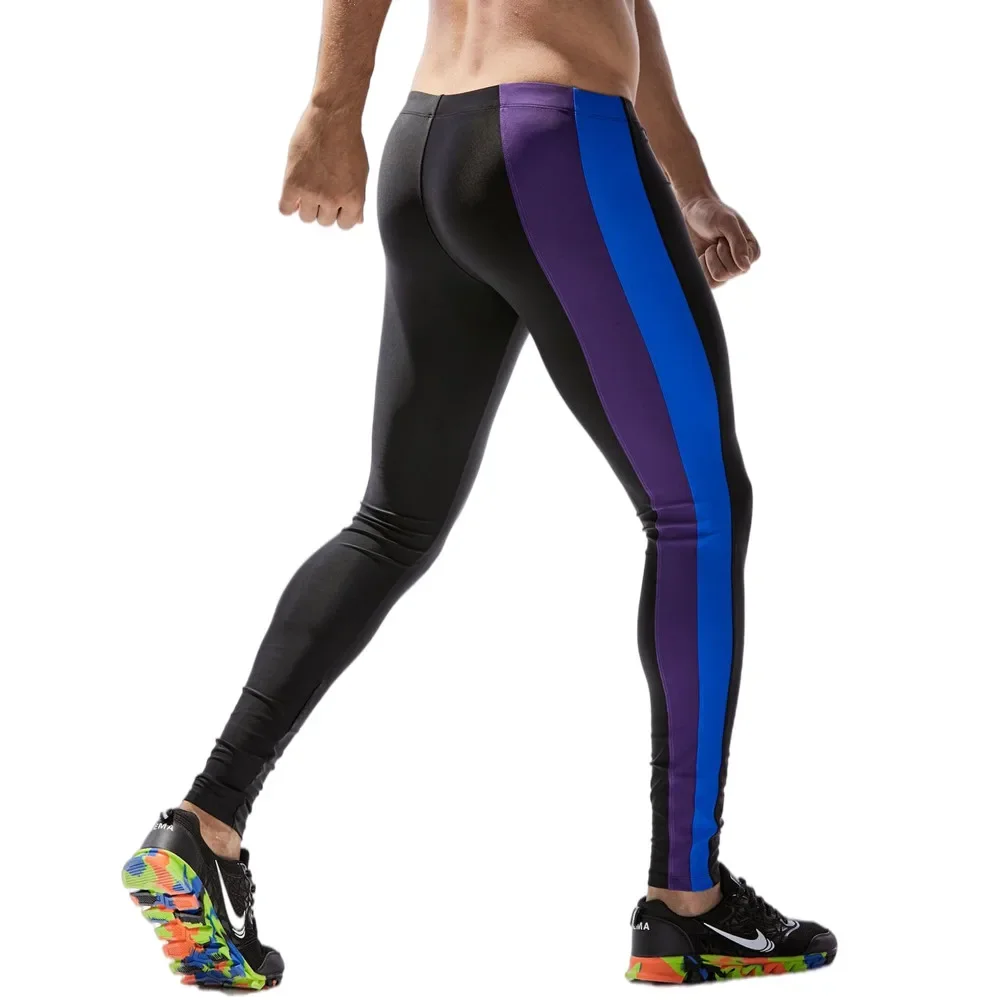 Leggings de compressão de natação masculina, calças de mergulho, calças de água, camada de base de secagem rápida, corrida, ciclismo upf 50 +