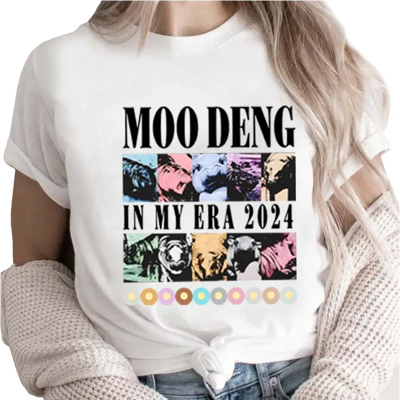 Cute Moo Deng Thailand Bounce Pig Baby Hippo Khao Kheow Open Zoo T-Shirt,Moo Deng Popular Viral Shirt,Moodeng Hippo Time Journey