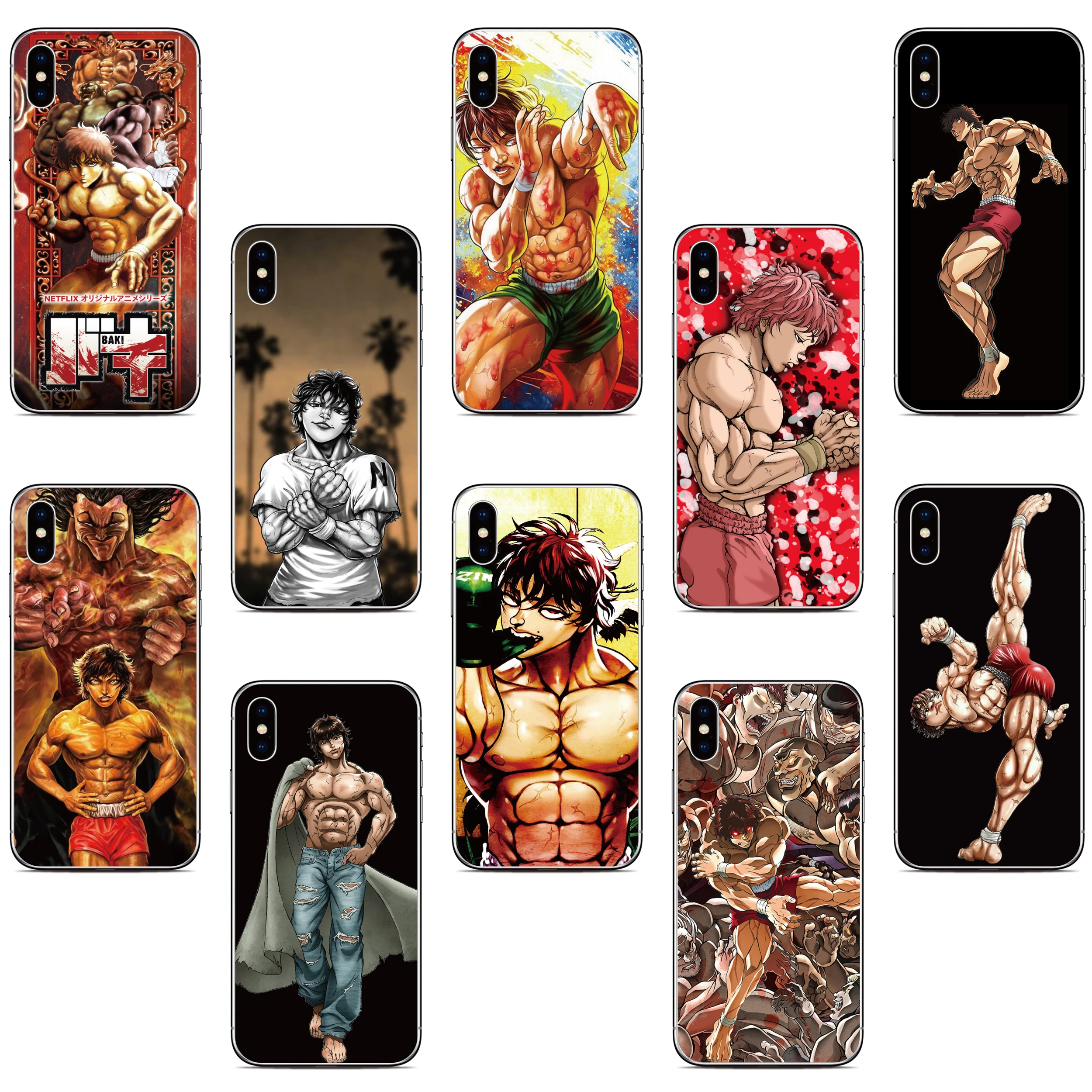 Anime Baki Case For Asus Zenfone 10 9 8 Flip 5Z 4 ROG Phone 2 3 5 6 7 Max Pro M2 M1 Plus Shot ZB631KL ZS620KL ZS590KS Cover