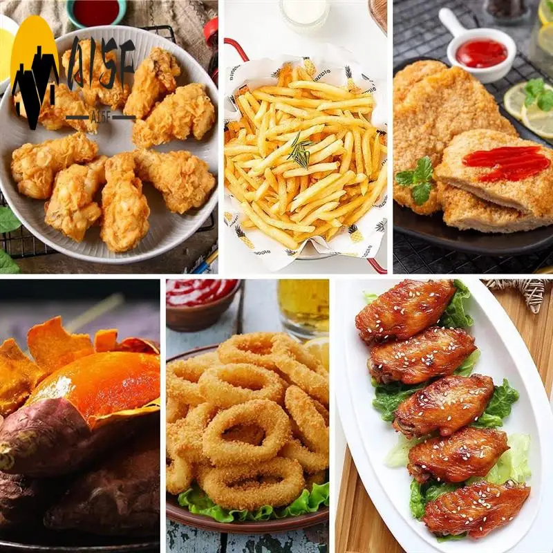 

A15F-Стойка для фритюрницы для двойной корзины Ninja, 3-слойная, штабелируемые стойки для беконов для Ninja DZ201, подушечки для ног DZ401