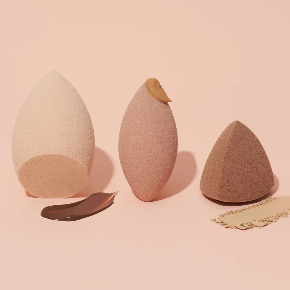Gesamtschwamm-Set, Mehrzweck-Make-up-Mixer, Schwämme, flüssiges Puder, Creme-Anwendung, streifenfreies Finish, vegan, tierversuchsfrei, langlebig