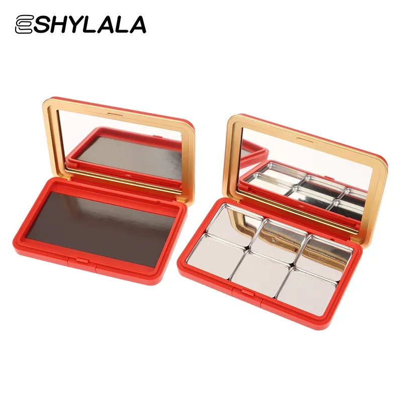 Paleta de sombra de ojos DIY con múltiples rejillas, caja de cosméticos vacía DIY, paleta de maquillaje magnética, herramienta de maquillaje DIY