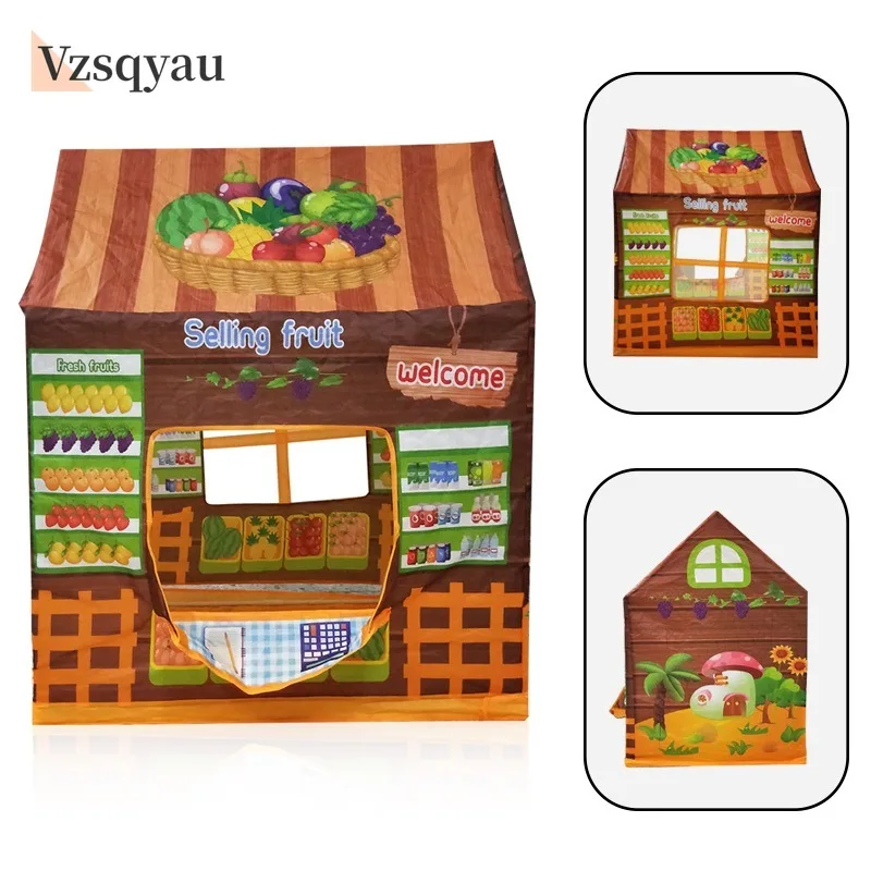 New Children's Tent Indoor Outdoor Games Garden Tipi Princess Castle Folding Cubby Toys Tents Enfant Room House Teepee Playhouse