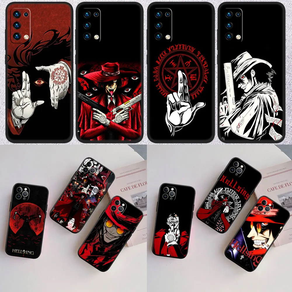Чехол для телефона FX38 Hellsing Shell для Samsung Galaxy S20 S21 S22 Ultra FE Plus A21S A22 A24 A25 A26 A30 A30S A31