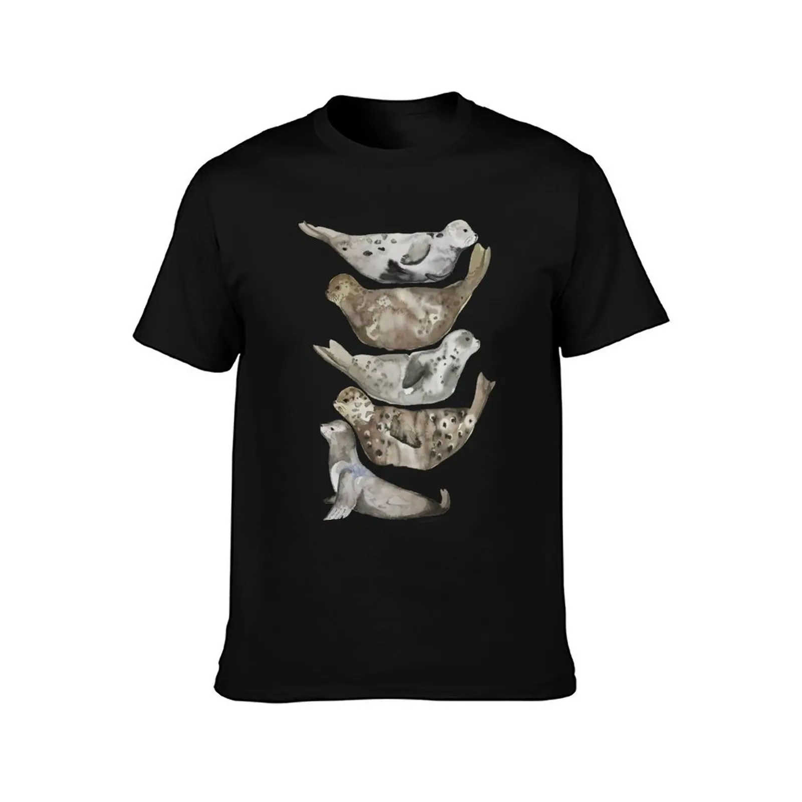 Seals of La Jolla T-Shirt Minimalist Casual Short Sleeve Top