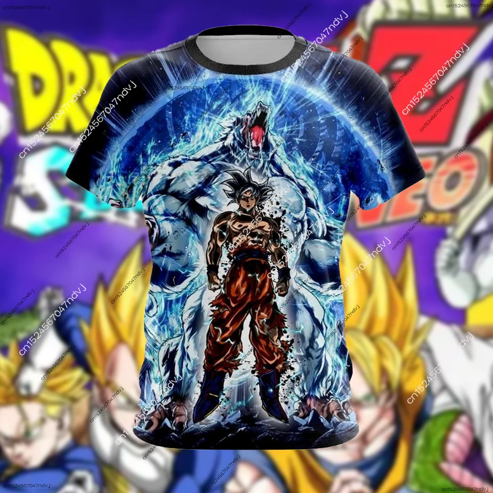 

Dragon Ball Z T-shirt 2025 New Vegeta/Goku/Frieza/Gohan/Cell Adult Men's 3D Printed T-shirt Kids Cartoon Top Outdoor Recreation