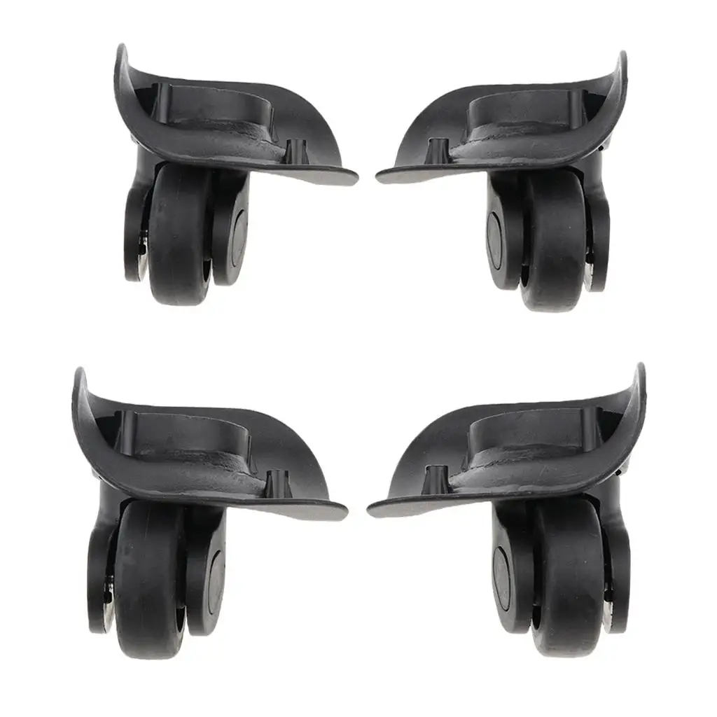 Silent Universal Luggage Casters PVC Replacement Wheels for Suitcase Foldable Stand and Travel Bag Accessories