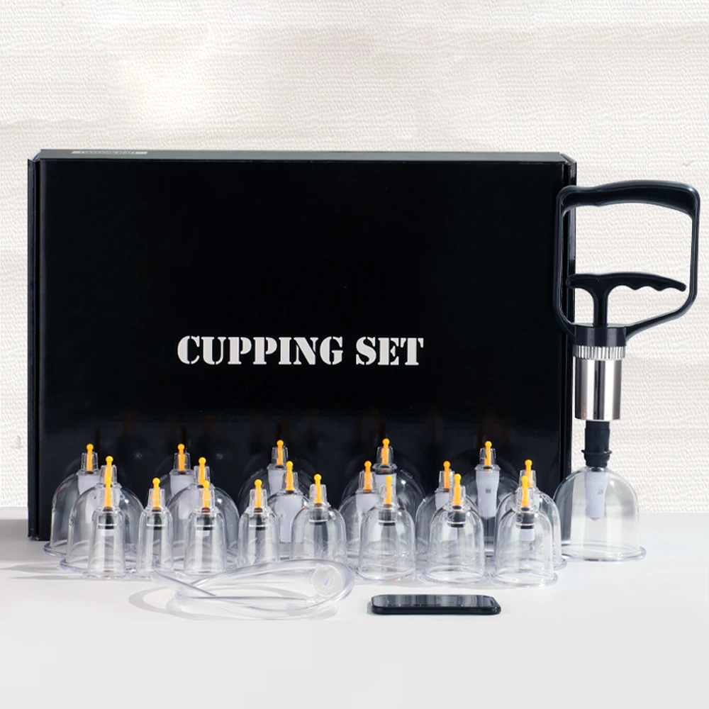 Vacuum Cupping Set Chinese Medical Therapy Cellulite Body Massager Jars Anti Rupture Cans Guasha Suction Cup Cupping Relaxation