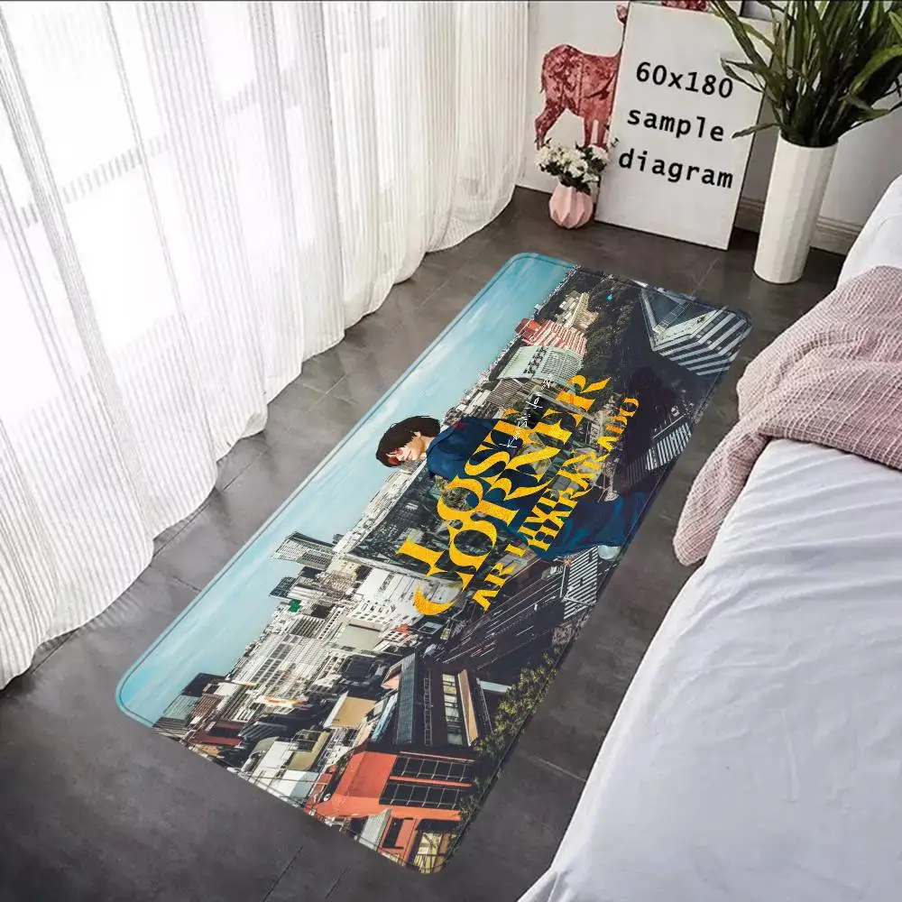 Singer Yonezu Kenshi Floor Mat Cheaper Anti-slip Modern Living Room Balcony Printed Bedside Mats